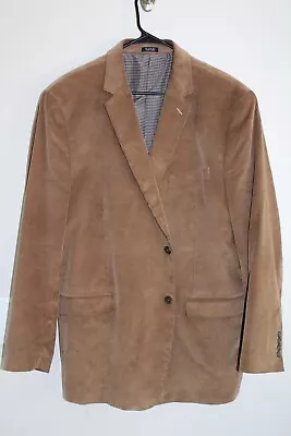 BROWN SADDLEBRED 100% COTTON CORDUROY SPORT COAT Sz 48L Blazer / Suit Jacket • $18.79