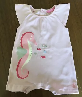 Joules Baby Girl Romper Suit Age 9-12 Months • £4.50