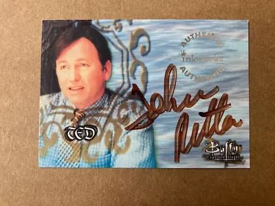 John Ritter Autographed 1999 Inkworks Buffy The Vampire Slayer Season 2 Card #A7 • $369