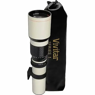 Vivitar 500mm F/8.0 Telephoto Lens (T Mount) • $59.95
