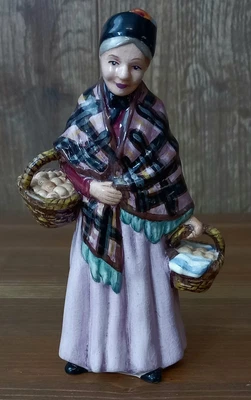 £10 • Buy Royal Doulton Figure, Miniature Street Vendors, The Orange Lady, Excellent Con.