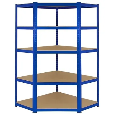 Blue Corner Racking/Shelving Bays 5 Tier Heavy Duty Garage Storage Racks UKES. • £67.87