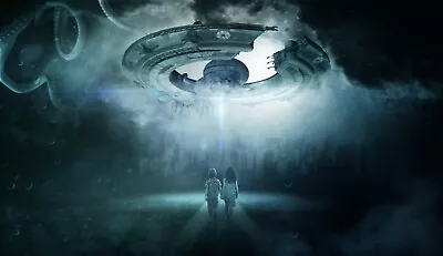  UFO Alien NASA Flying Saucer HD POSTER    • $18.99