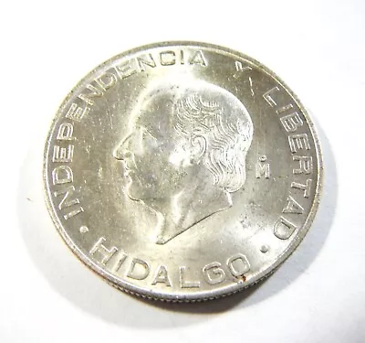 1956 Mexico Silver 5 Pesos • $22