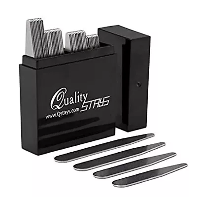 44 Metal Collar Stays - 4 Sizes In A Box For Men (Mix)  • $14.99