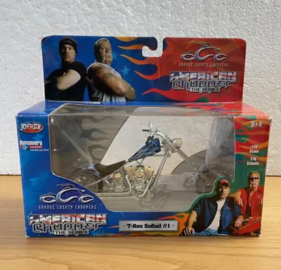 Orange County Choppers T-rex Softail #1 1:18 Scale ERTL Joy Ride 2004 New • $17.09