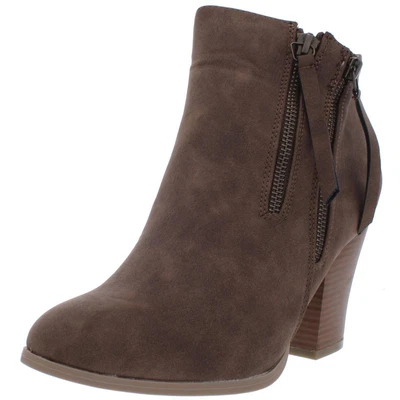 $16.57 • Buy Journee Collection Womens Vally Brown Heel Ankle Boots 11 Medium (B,M)  8746