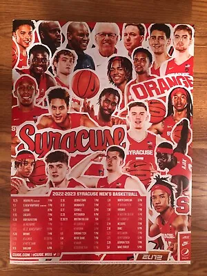 $8.99 • Buy New 2022-23 Syracuse University Men's Basketball Team Poster