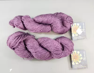 Mirasol Yarn 2 Skeins Purple Merino Wool/ Silk/bamboo Shade 1006 Lot #82025 NEW • $28.99