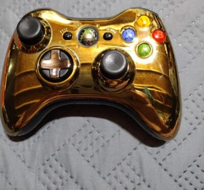 $22.50 • Buy Microsoft Xbox 360 Wireless Controller Shiny Gold Tested