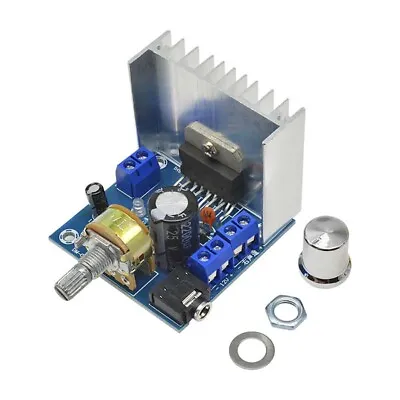 TDA7297 Amplifier Board 15W*2 DC 12V Digital Audio AMP Volume Control+Heat Sinks • $4.99