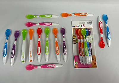 Munchkin Soft-Tip Infant Spoons - Multi-Color (new Pack Of 6) & 14 Used/ New • $12