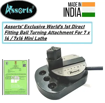 Direct Fit Ball Turning Attachment For 7 X 14 / 7x16 Mini Lathe • $69.90