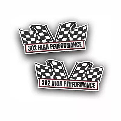 $13.93 • Buy 302 HIGH PERFORMANCE Engine AIR CLEANER DECAL Fits Chevrolet Chevy Z28 Camaro 2X
