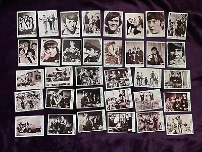1966 The Monkees Raybert Trading Card Lot Of 34 Sepia • $39.99