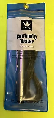 Ideal Continuity Tester 61-030 Pocket Style VintageW/vinyl Pouch • $12.90