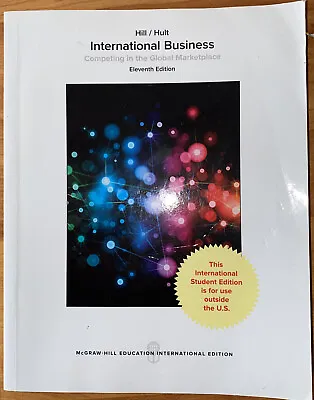 £25 • Buy International Business (Competing In The Global Marketplace) By McGraw-Hill