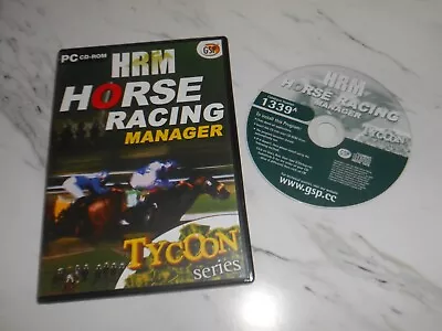 HRM HORSE RACING MANAGER - PC Game - CD-ROM - TYCOON SERIES - Free UK P & P (G) • £5.49