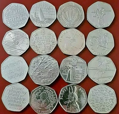 £100 • Buy 50p COINS FIFTY PENCE,OLYMPICS,BEATRIX POTTER,COMMEMORATIVE,KEW COIN 