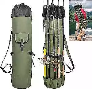  Fishing Pole Bag Portable Fishing Rod Bag Durable Folding Fishing Gear Tackle  • $33.65