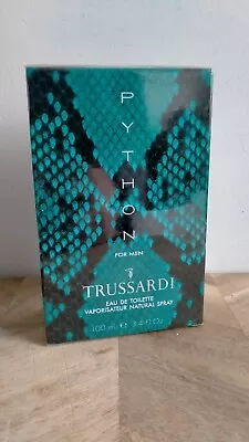 Python Trussardi For Men Eau De Toilette 100ml New In Sealed Box Aftershave • £100