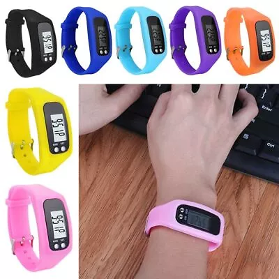 Fitness Tracker Wrist Watch Pedometer  Adult Kid Sport Supplies • $14.06