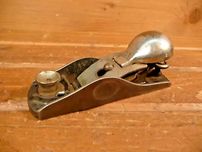 Vintage Fulton Knuckle Joint Block Plane W Wrench Woodworking Hand Tool • $18