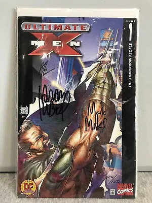 Ultimate X-Men #1 DF Cover Signed Mark Millar Adam Kubert Art Thibert 86/1500 • £18
