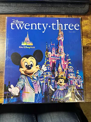 Disney D23 Magazine Fall 2021 Walt Disney World 50th Anniversary New Unopened • $14.99