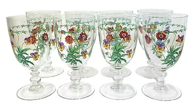 Studio Nova By Mikasa  Garden Bloom  Iced Tea Glasses Set Of Eight. 14 Ounce. • $95