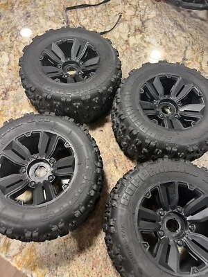 $20 • Buy 4x Arrma Kraton 4s V2 DBoots Copperhead 2 LP 1/10 Monster Truck Tires/Wheels