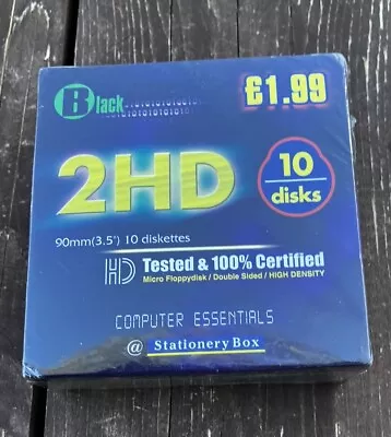 2HD IBM Formatted 1.44MB 3.5  Double-Sided High Density Micro Floppy Disks. 10 • £5.99