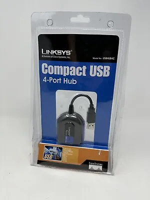 Cisco-Linksys USBHUB4C ProConnect Compact USB 4-Port Hub New Sealed • $12