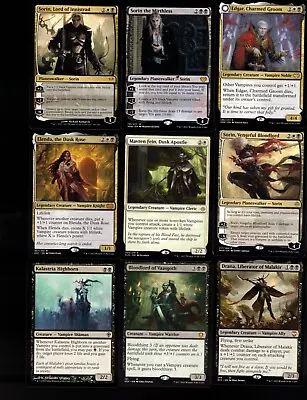 Vampires & Lifelink-100 Card Magic The Gathering Commander Deck-Rare-Mythic-MTG • $224.99