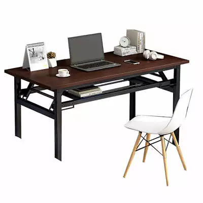 $89.99 • Buy 120cm Foldable Laptop Computer Desk Workstation Study Table Storage Student Home