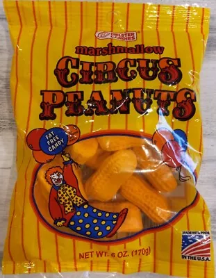 New Original Melster Candies CIRCUS PEANUTS Marshmallow Candy 6oz Bag • $6.99