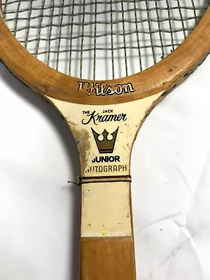 Vintage Wilson Jack Kramer Autograph Vintage Tennis Racket • $29.99