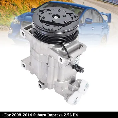 AC A/C Compressor With Clutch CO 11227C For 2008-2014 Subaru Impreza 2.5L H4 • $88.45