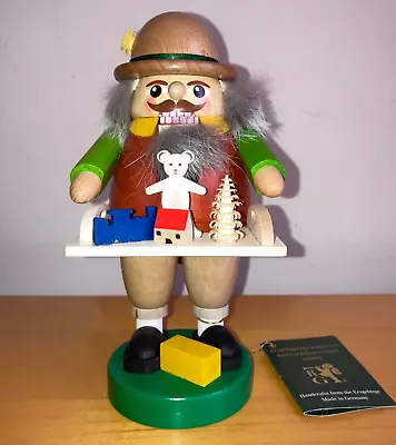 Richard Glasser Nutcracker Toy Maker Teddy Beer Train Erzgebirgische Volkskunst • $39.99