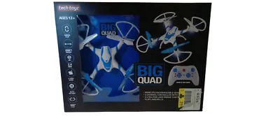 Tech Toyz Big Quad 2.4GHz Wireless Rechargeable Helicopter LED Lights Air Drone • $27.59