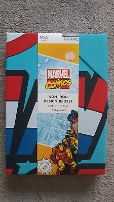 M&S Marvel Captain America Double Size Duvet Cover • £24.99