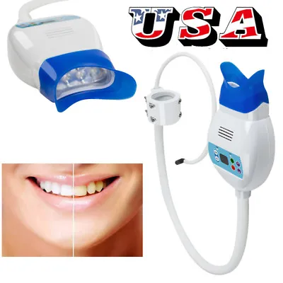 $56.99 • Buy Dental Chair Teeth Whitening Machine Lamp Bleaching 8 LED Cold Light Accelerator