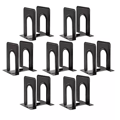 HappyHapi Book Ends Metal Bookends For Shelves14 Pcs Book End To Hold Books ... • $29.22