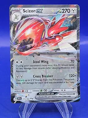 Temporal Forces Pokemon TCG Scizor Ex 111/162 Holo Ultra Rare IN HAND • $1.79