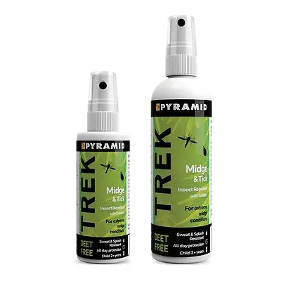 £9.45 • Buy Trek Midge Saltidin Insect Repellent -Effective Against Scottish Midges,Ticks