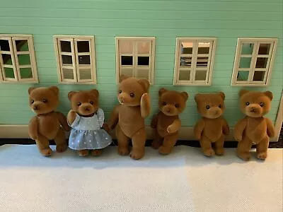 Vintage Maple Town Bear Family Figures Lot Of 6 • $16.20