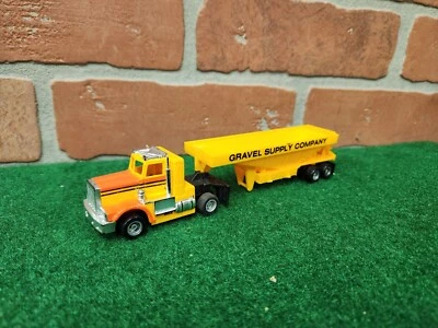 $60 • Buy Tyco HO US1 Trucking Semi Truck & Gravel Trailer