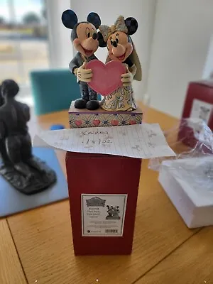 £50 • Buy Disney Traditions Mickey And Minnie Mouse Two Souls, One Heart Wedding Figurine