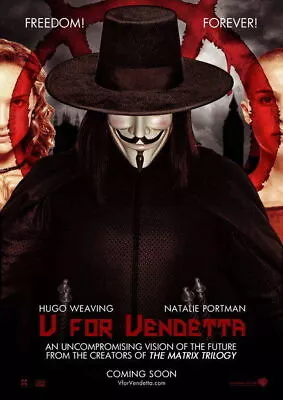 159645 V For Vendetta Natalie Portman Fight Classic Wall Print Poster • $13.95