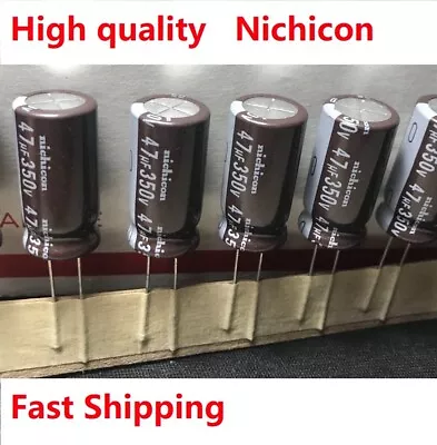 4pcs Nichicon 47uf350v Radial Capacitors 47uf 350v /Replacing 250v 160v 100v 63v • $13.99